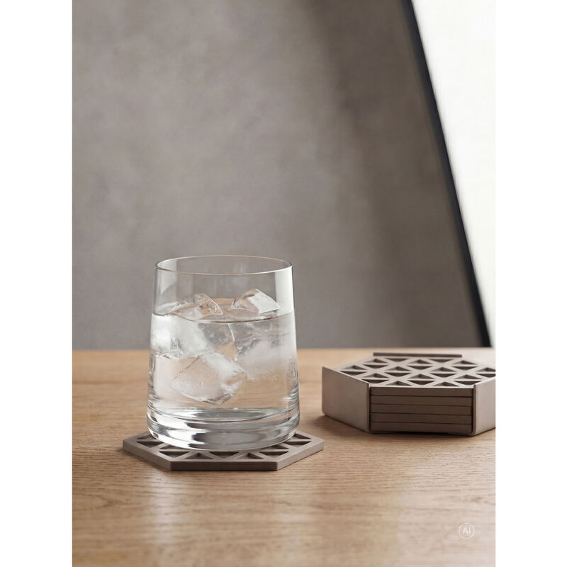 Triangles Dessous de verre 6 pces