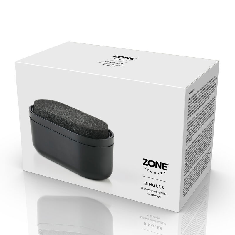 Singles Station de vaisselle a. &eacute;ponge 3 pieces