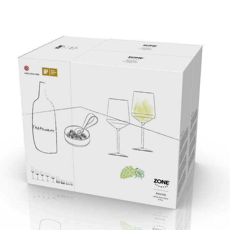 Rocks White wine glass 2 pcs