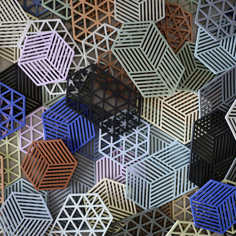 Hexagon Bordsk&aring;ner