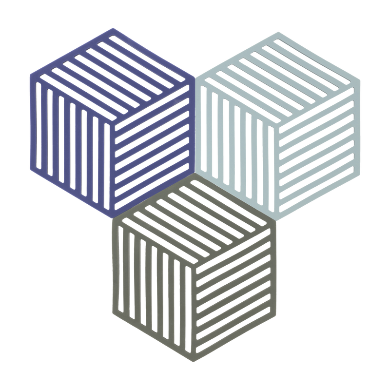 Hexagon Untersetzer 3 Stck.