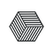 Zone Denmark Hexagon Untersetzer