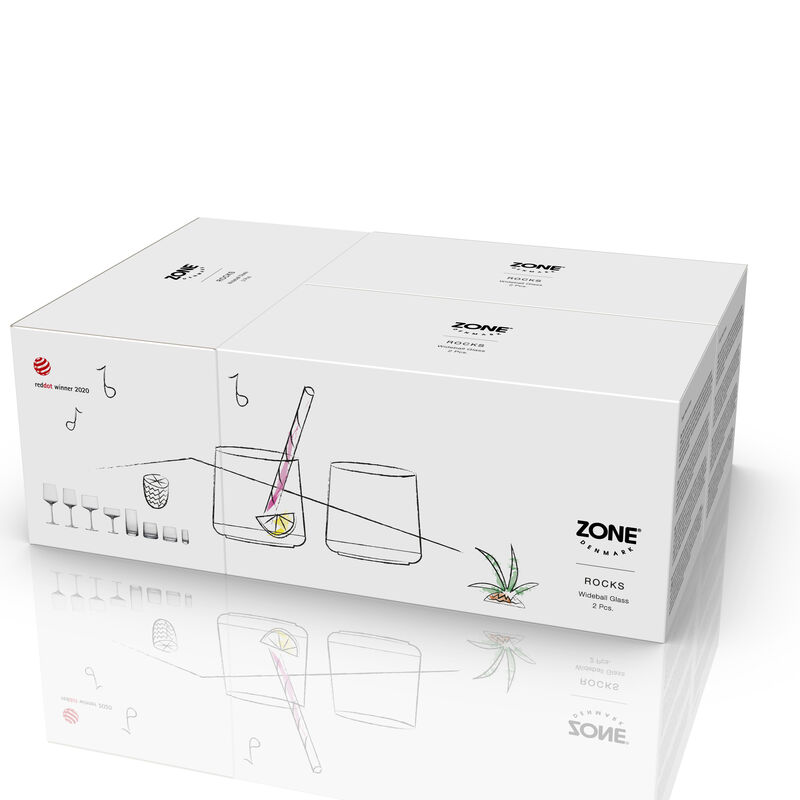 Rocks Wideball Glas 2 Stck. Rocks Wideball Glas 2 Stck.