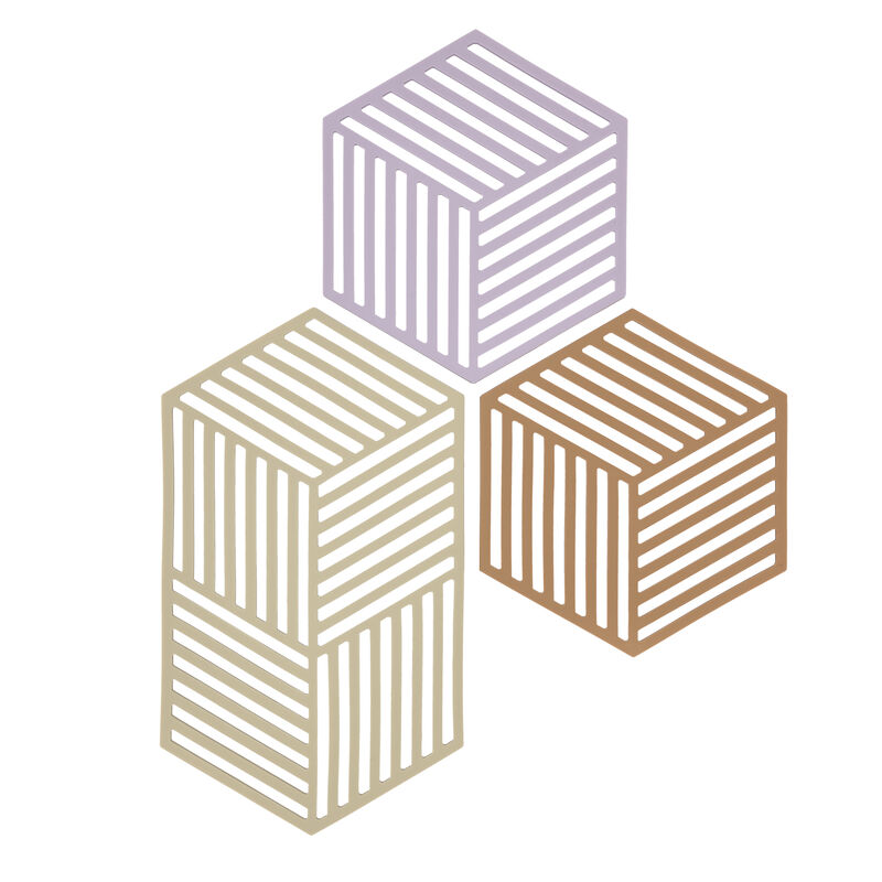 Hexagon Bordskåner 3 stk.