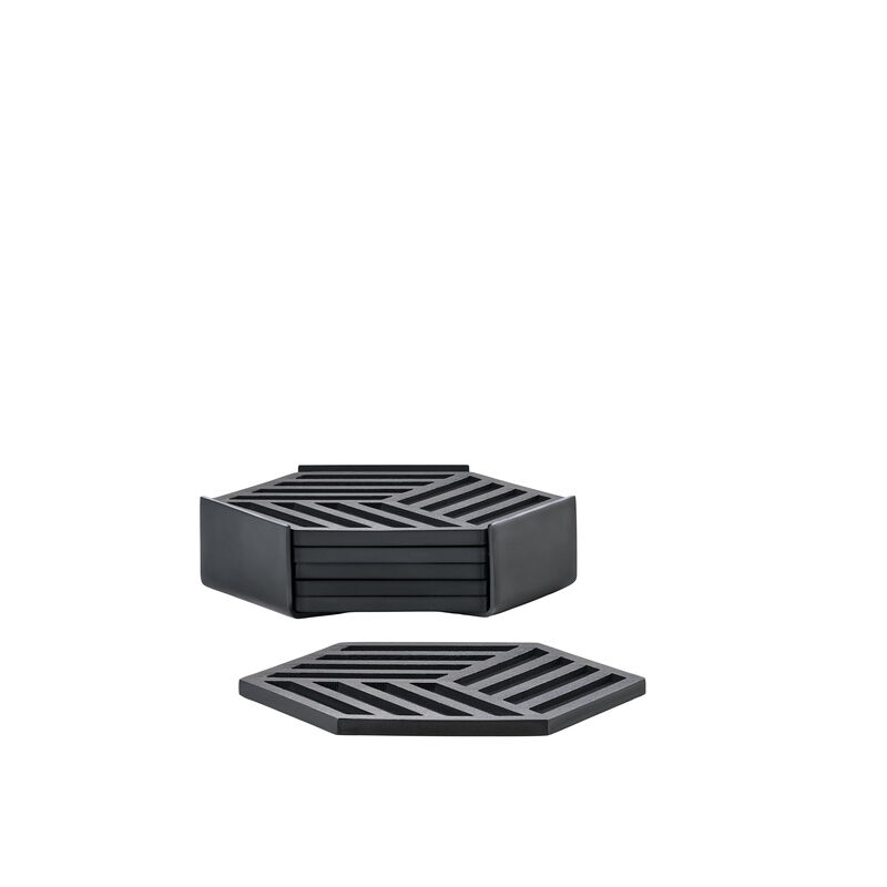 Hexagon Glasbrikker 6 stk.