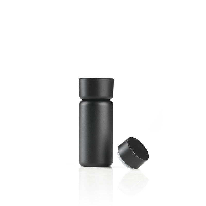 Singles Thermobecher mit zwei Deckeln