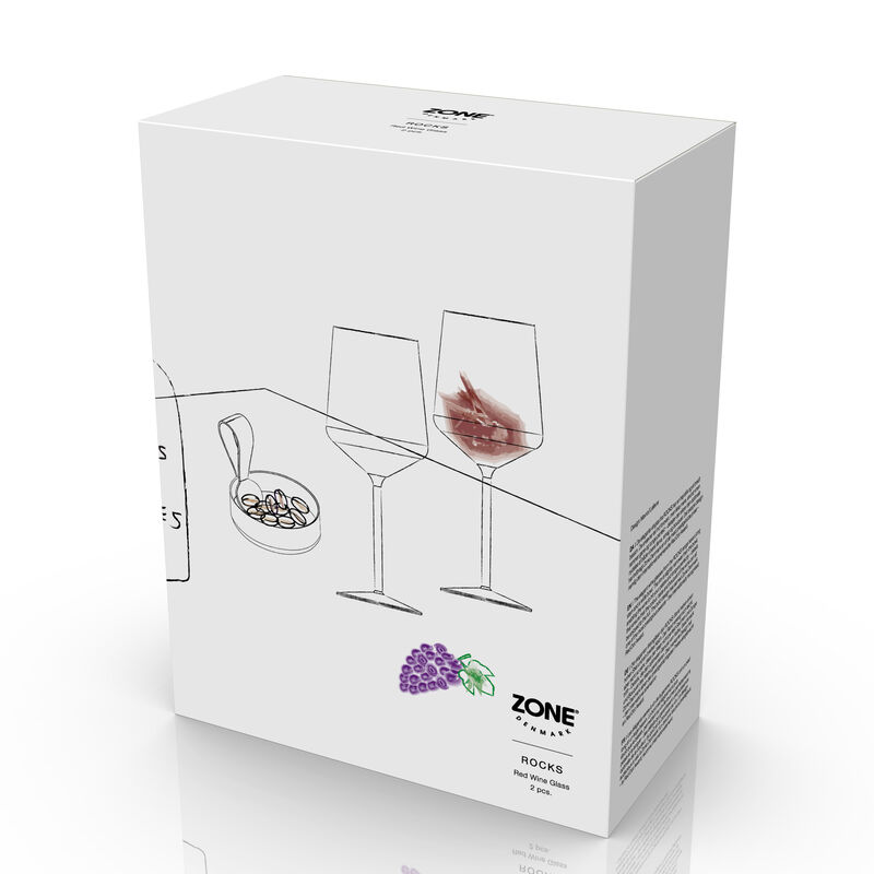 Rocks Rotweinglas 2 Stck.