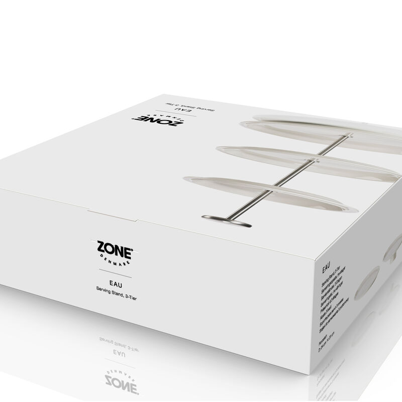 Eau Serving stand, 3-tier