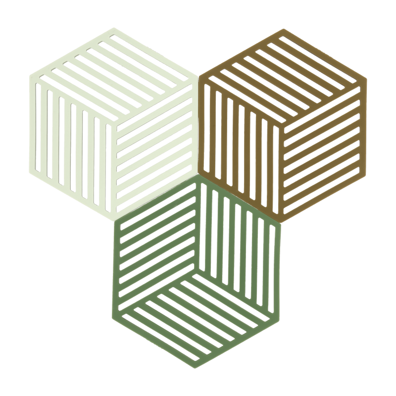 Hexagon Untersetzer 3 Stck. Hexagon Untersetzer 3 Stck.