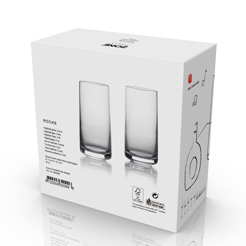Rocks Verre highball 2 pces Rocks Verre highball 2 pces