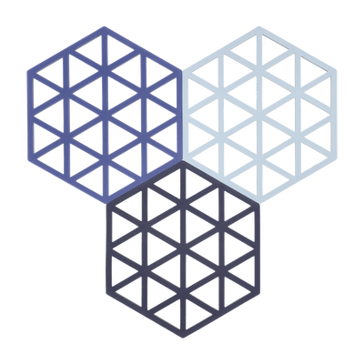 Triangles Trivet 3 pcs