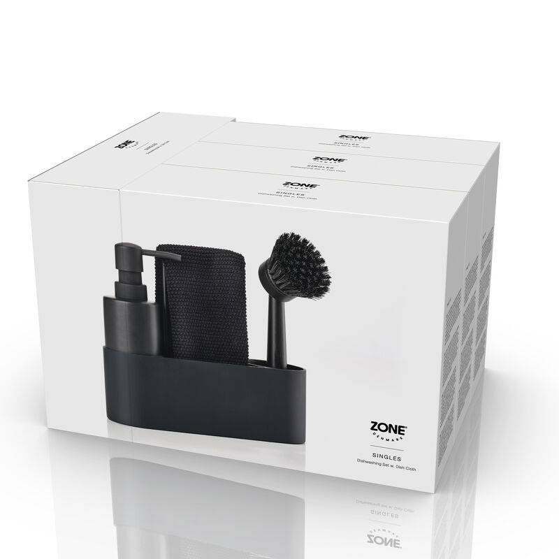 Singles Dishwashing set 4 parts