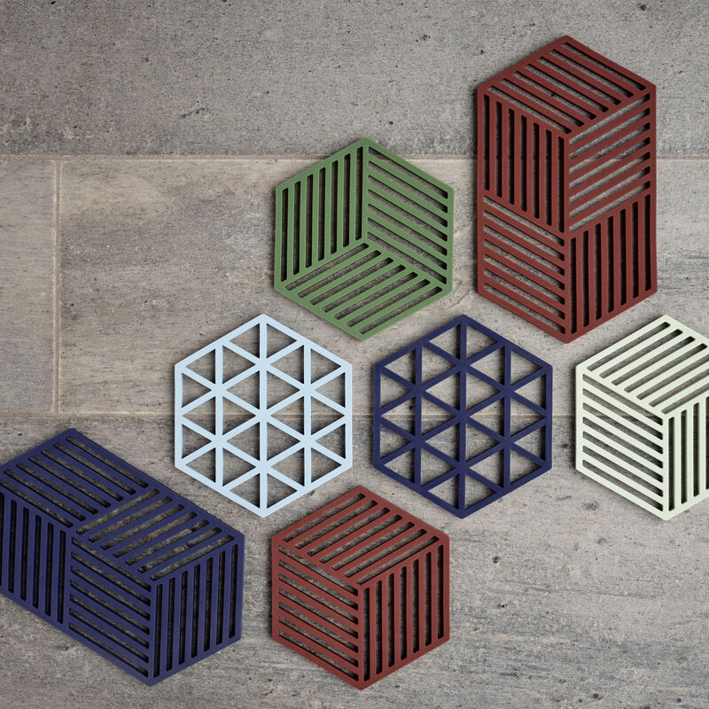 Hexagon Bordsk&aring;ner