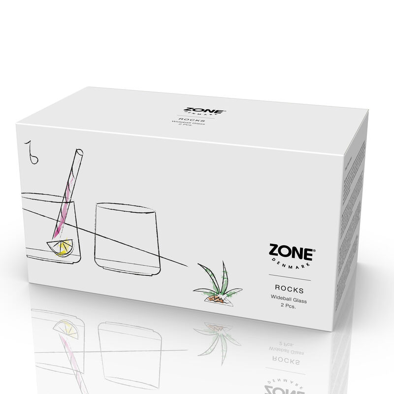 Rocks Wideball Glas 2 stk.