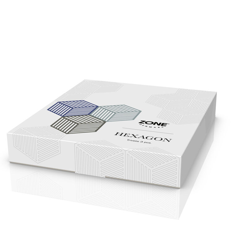 Hexagon Bordskåner 3 stk.