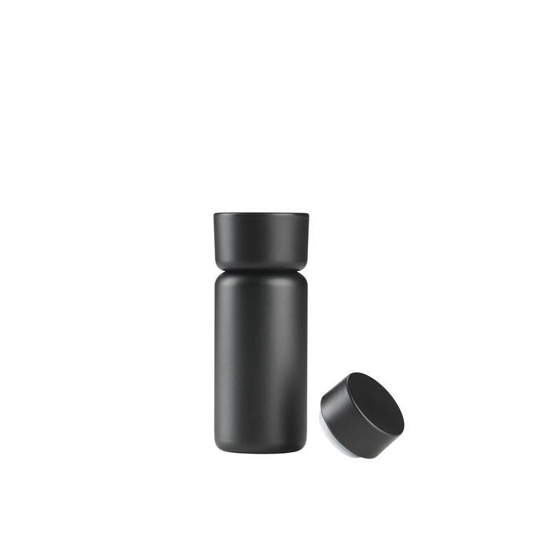 Singles Thermobecher mit zwei Deckeln