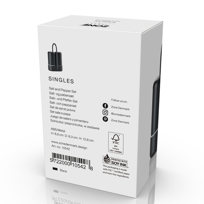 Singles Salt and pepper set