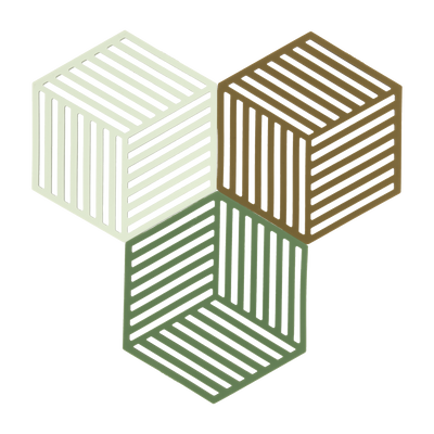 Hexagon Trivet 3 pcs