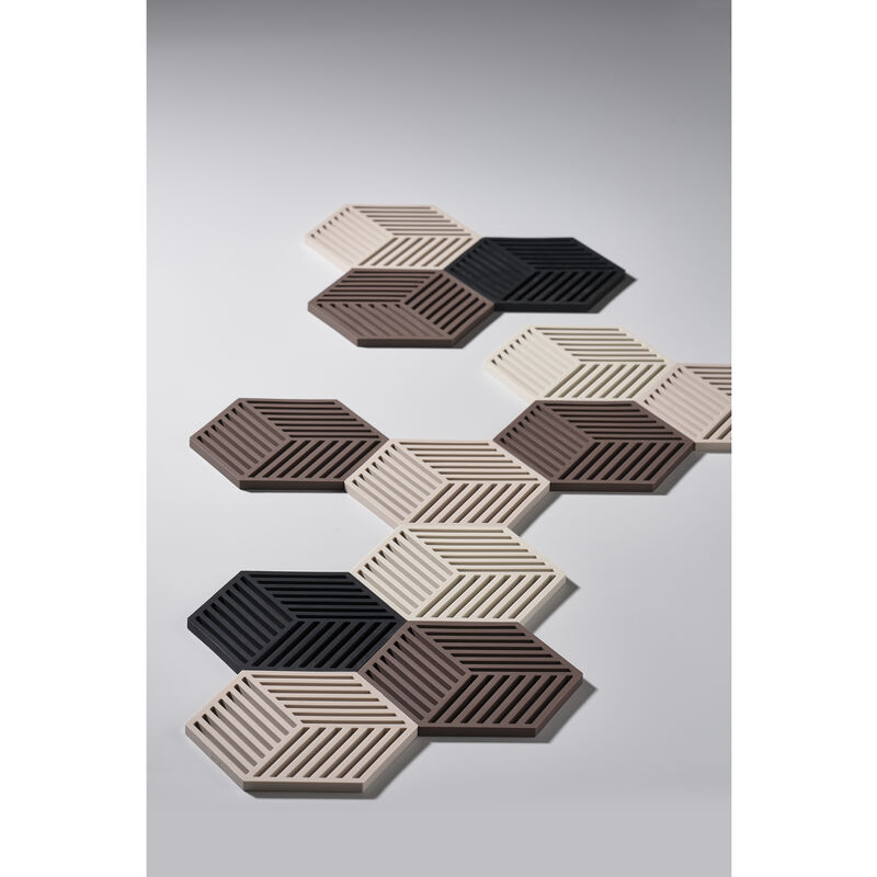 Hexagon Bordsk&aring;ner