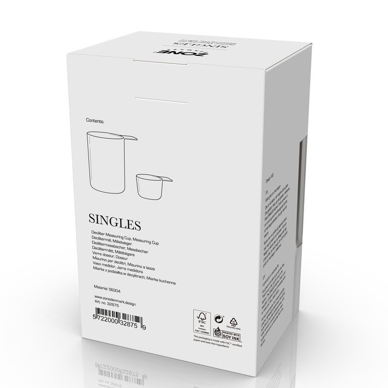 Singles Measuring set 2 parts